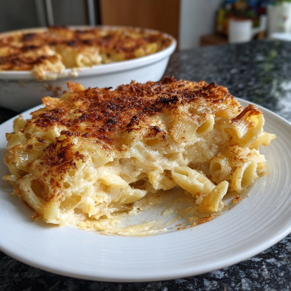 Nudelauflauf cremig mit Sahne