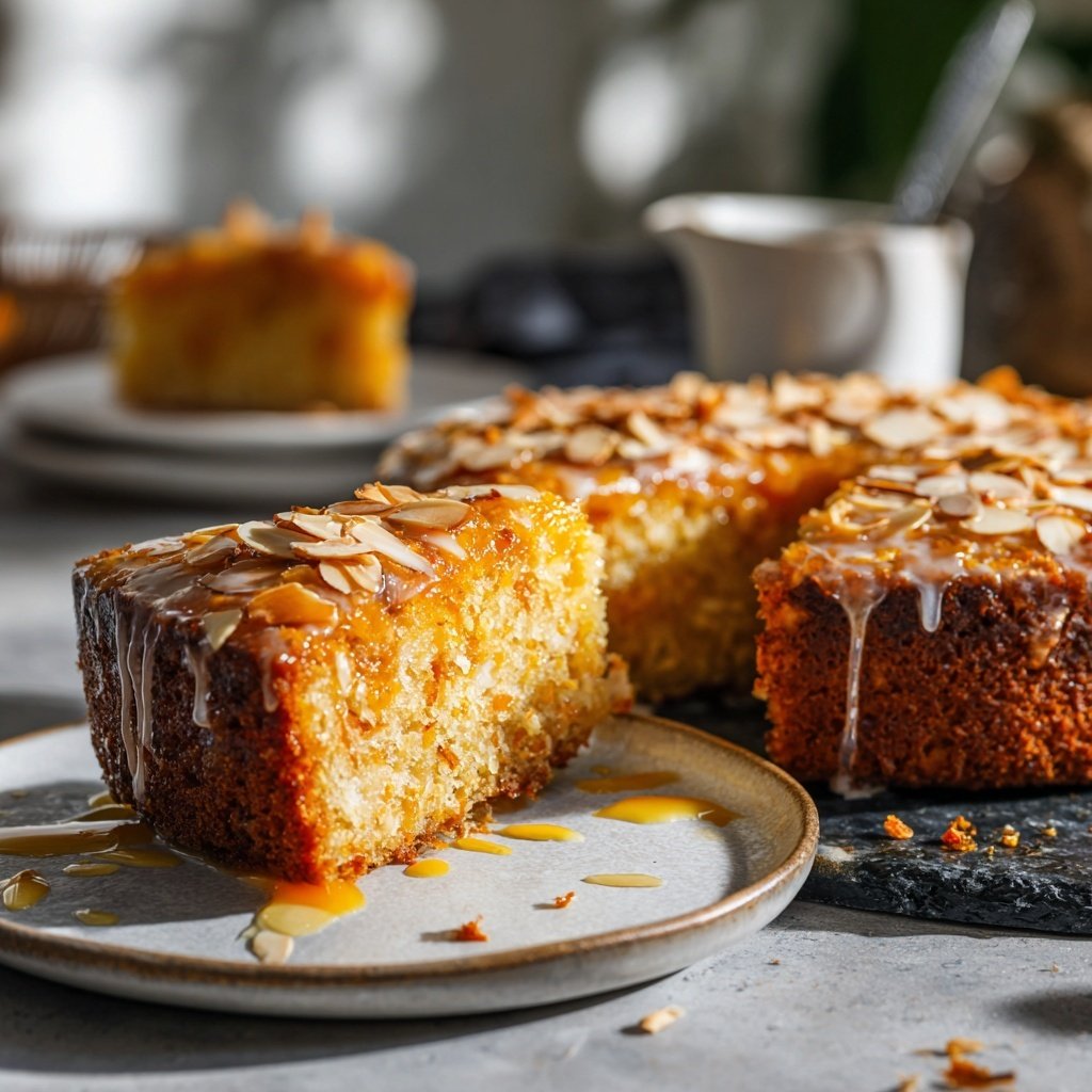 Karottenkuchen Mit Mandeln Und Orange