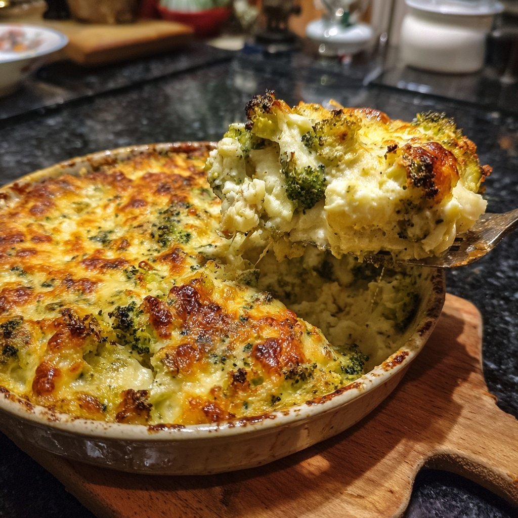 Brokkoli Auflauf Mit Frischkäse