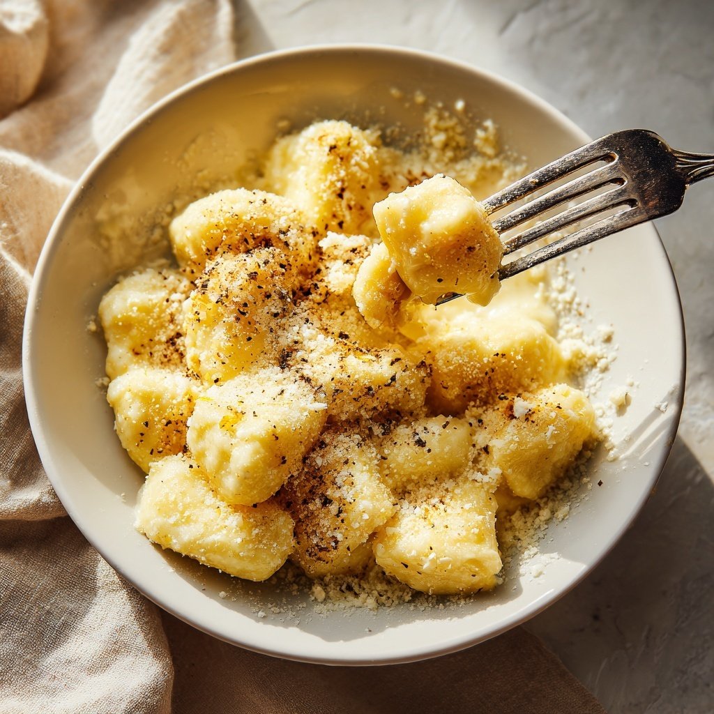 Ricotta-Gnocchi mit Zitronenschale