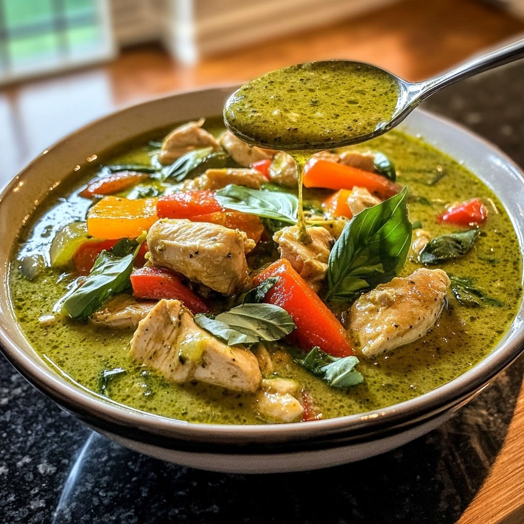 Thai Grünes Curry mit Huhn