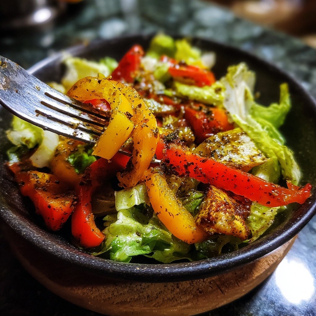 Salat Zum Grillen Mit Paprika