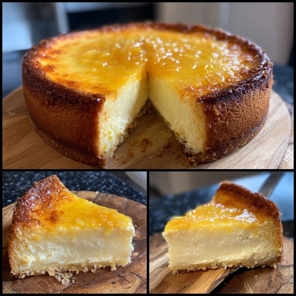 Käsekuchen mit Zitronencreme