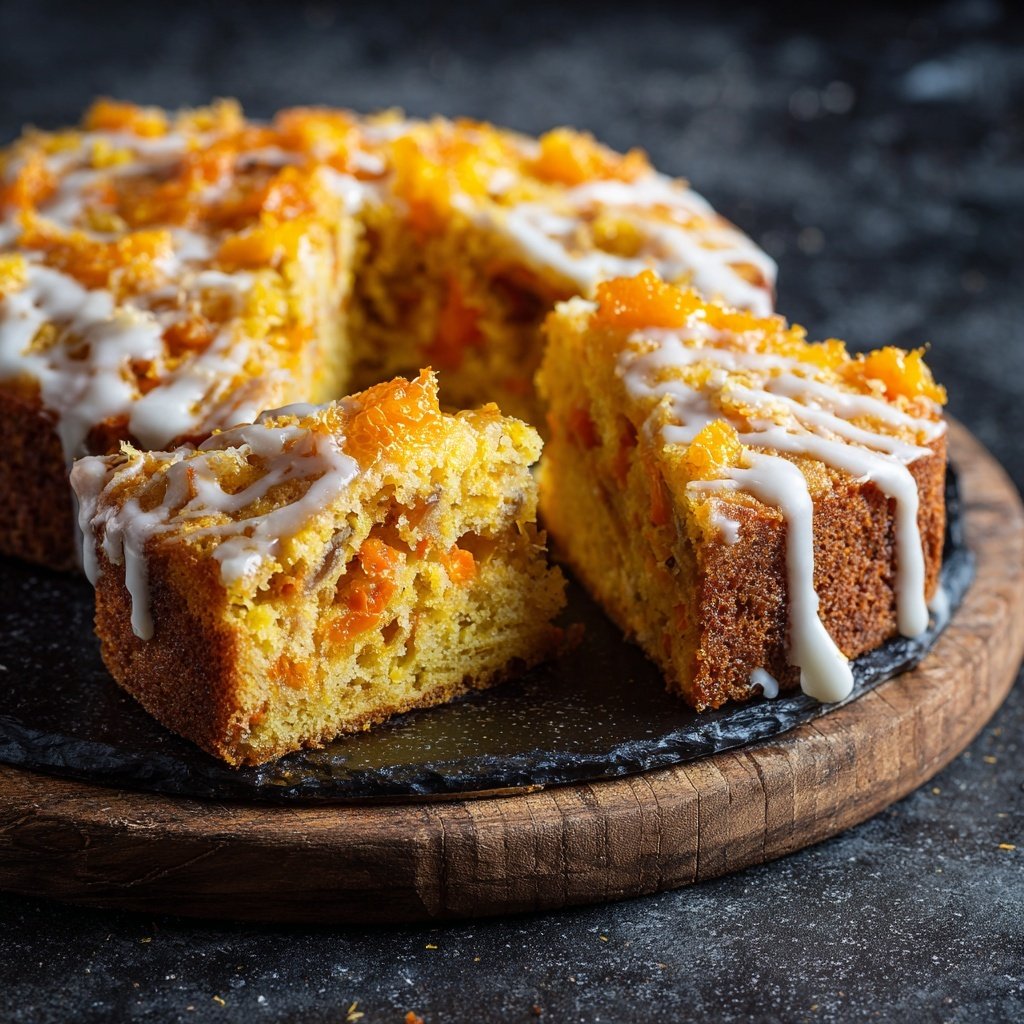 Karottenkuchen Mit Mandarinen